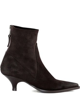 Elena Iachi pointed boots - Brown