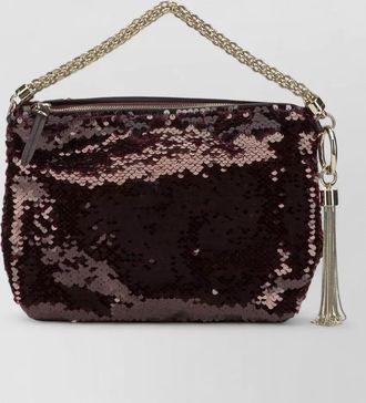 Jimmy Choo London callie small fabric clutch bag