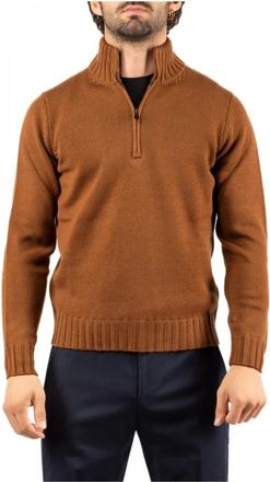 FILIPPO DE LAURENTIIS Maglia - Heren - Coltruien - Bruin - M - Truien & Vesten