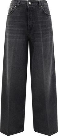 Haikure Moderne Wide Leg Jeans - Dames - Loose Fit Jeans - Zwart - W29 - Jeans