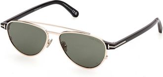 Tom Ford FT1361 ANTHONY-02 28N Mens Sunglasses Gold Size 55