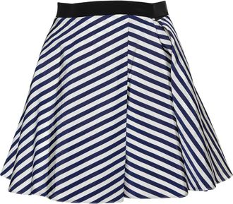 Balenciaga Minigonna a righe - Navy