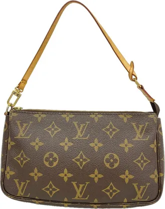 Louis Vuitton Brown Pouch (Pre-Owned)