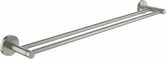 GROHE 40 802 DC1 essentials Toallero Doble SuperSteel - ref: 40 802 DC1