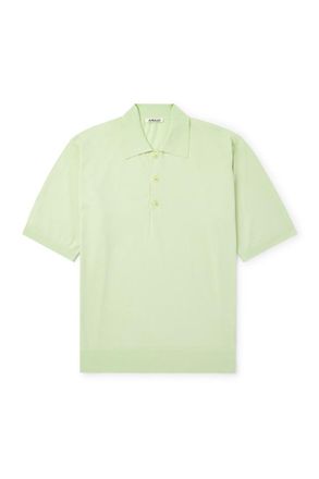 Auralee Sea Island Cotton Polo Shirt