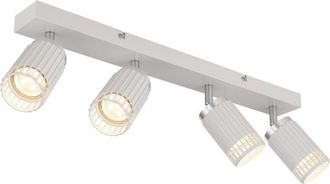 Globo Lighting Foco De Techo Bar Blanco Mate 4x Gu10