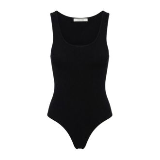 Entire studios Body, female, Black, Size: 2XS Spaghetti Strap Bodysuit