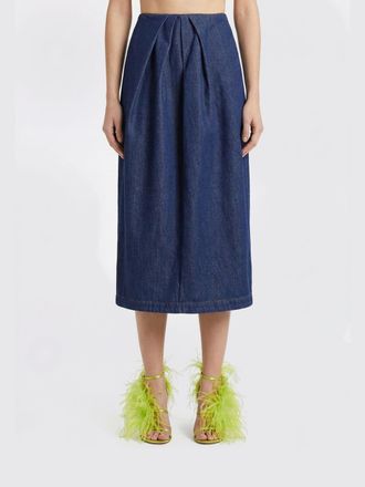 Dries Van Noten Skirt Woman color Blue