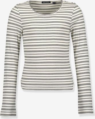 Blue Seven Mädchen Shirt mit feinen Streifen BLUE SEVEN wollweiß