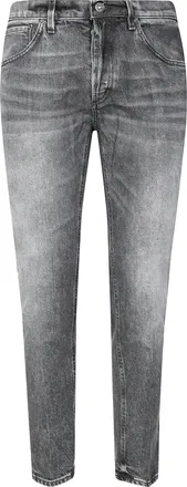 Dondup Tailored Straight Leg Brighton Pants with Minimalist Aesthetics