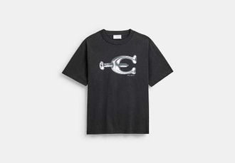 Coach Screw Relaxed T-Shirt In Organic Cotton