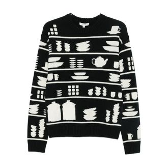 J.W.Anderson Tableware-pattern Crew-neck Sweater