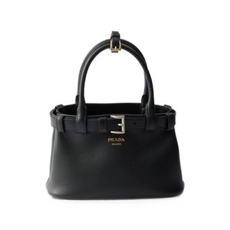 Prada Small Buckle-detail Leather Shoulder Bag