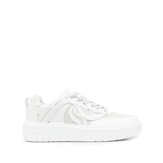 Stella McCartney Schoenen, Dames, Wit, 40 EU, S-Wave Sport Mesh Sneaker