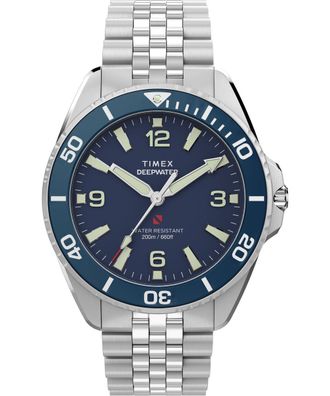 Timex Deep Water Arctic Heren Horloge Zilverkleurig TW2Y64600