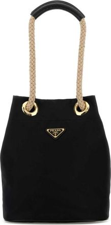 Prada Black Re-Nylon Prada Mariner Bucket Bag