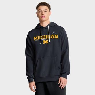 Jordan Brand Mens Jordan Brand Navy Michigan Wolverines 2025 Sideline Standard Issue Dri-FIT Hoodie at Nordstrom, Size Xx-Large
