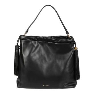 Etro Tassen, Dames, Zwart, ONE Size, Leer, Grote Kalispera Shopper