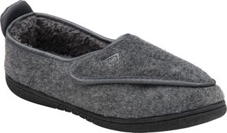Generic Womens Ladies Diabetic Orthopedic Washable Touch Fastening Slippers UK Sizes 3-8 (UK 5, Charcoal Felt)
