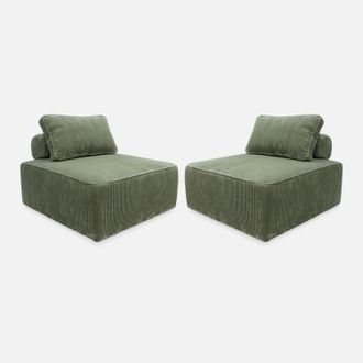 Sweeek Sof&aacute; Modular De Pana, 2 Plazas