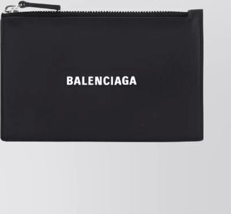 Balenciaga stylish logo-print cash/card pouch