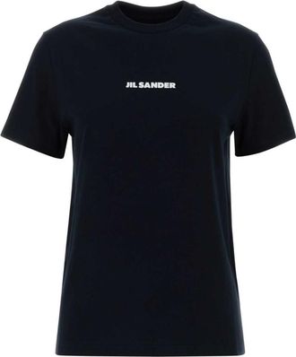 Jil Sander Black Cotton T-Shirt