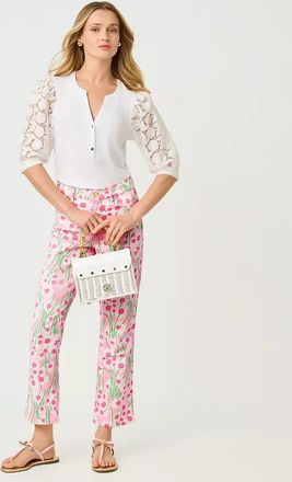 Lilly Pulitzer 27 Annet High Rise Crop Flare Jean