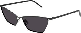 Saint Laurent Ladies Black Cat Eye Sunglasses SL637 001