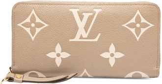 Louis Vuitton Beige Cuir Ombre Leather Long Wallet (Bi-Fold) (Pre-Owned)