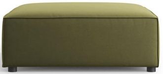BLOOMINGLOFT Grosser Design Sitzpouf Ardenal 102 x 80 cm, Samtbezug