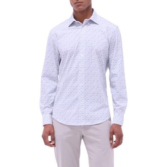 Bugatchi James OoohCotton Button-Up Shirt in Sand at Nordstrom, Size Xxx-Large