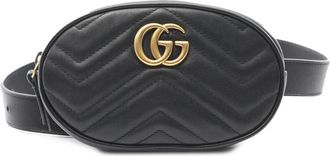 Gucci Pre-owned Belt Bags, female, Black, Size: ONE SIZE Pre-owned Belt Bag
