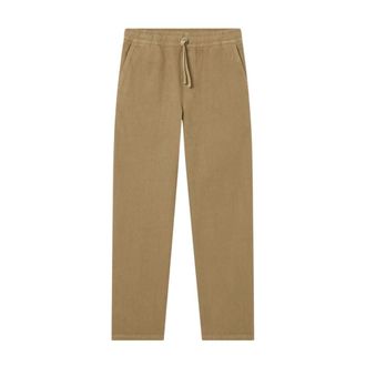 A.P.C. A.p.c., Broeken, Heren, Beige, M, Katoen, Broek met elastische taille