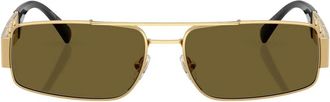 Versace Ve 2257 Zonnebril - unisex - Zonnebrillen - Geel - 60 MM - Accessoires