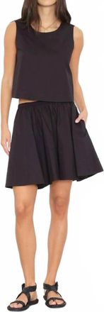 Xirena Angela Mini Skirt In Black