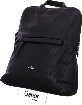 Gabor Womens Mina Backpack, Black (Schwarz), 24.5x32x9 Centimeters (W x H x L)