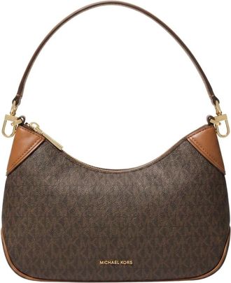 Michael Kors Jet Set Shoulder Bag - Dames - Schoudertassen - Bruin - ONE Size - Polyester - Tassen