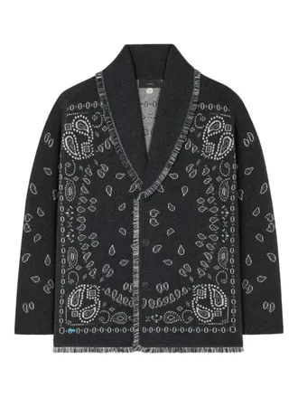 Alanui Vest met paisley-jacquard - Grijs