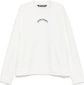 Palm Angels Curved-Logo Sweatshirt