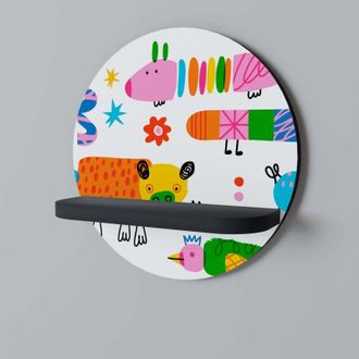 OEM El Poder De La Imaginaci&oacute;n Estante Redondo Negro