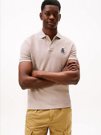 Tommy Hilfiger TH Crest Regular Fit Pique Polo Shirt