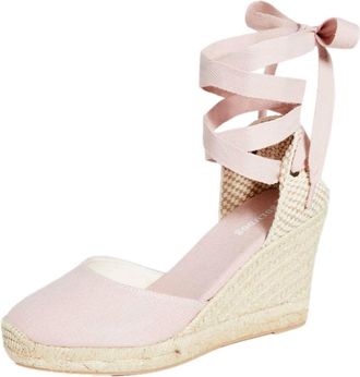 Soludos Marseille Wedge Espadrille Blush Pink MARSEILLE-BLPNK Womens