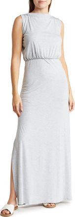 Go Couture Sleeveless Maxi Dress in Slate at Nordstrom Rack, Size Medium
