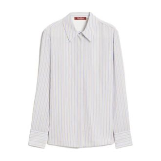 Max Mara Shirts, female, White, Size: M camicie Seta