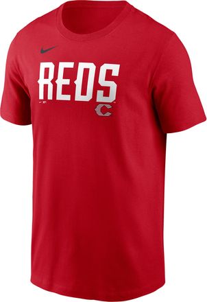 Nike Cincinnati Reds City Connect Wordmark Nike Mens MLB T-Shirt in Red | N19962QRED-APT