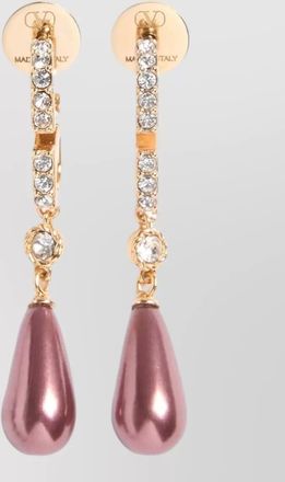 Valentino Garavani swarovski pearl drop earrings