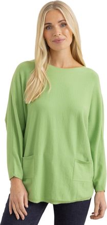 Klass Lightweight Batwing Jumper - Pistachio - XL