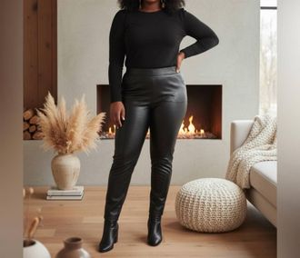 Vince Camuto Pull-On Skinny Pants In Black
