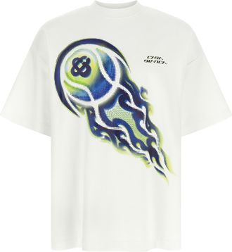 Casablanca White Cotton Mens T-Shirt
