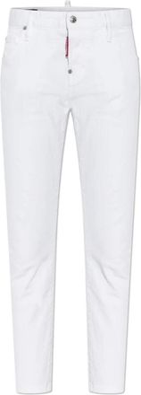 Dsquared2 Teddy Jeans - Dames - Cropped Jeans - Wit - 3XS - Katoen - Jeans
